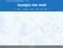 Tablet Screenshot of georgesfishshop.com